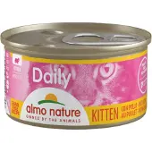 Almo Nature 24x Daily Menu Kattenvoer Nat Kitten Mousse Kip 85 Gr