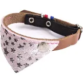 Martin halsband kat miami roze/bruin