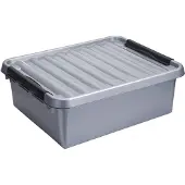 Sunware Q-line box 25 liter metaal/zwart |