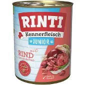 Rinti Kennerfleisch Junior 6x400g met Kip voor Puppy’s