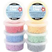 Foam Clay Large Basisset van 8 kleuren - Boetseren - Aan de lucht drogende klei
