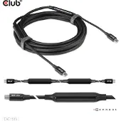 Club 3D CLUB3D USB 3.2 Gen2 actieve, bidirectionele kabel, type C naar C, 8K bij 60Hz