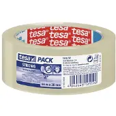 TESA tesapack Strong Verpakkingstape PP, 38 mm x 66 m, Transparant