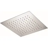 Bellezza Bagno Hoofddouche belleza bagno clipon inbouw regendouche vierkant 34x34 cm mat zwart