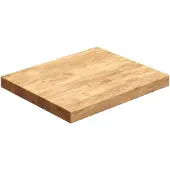 Sjithouse Furniture wastafelblad hout 25x22,5cm oak grain grijs