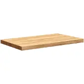 Sjithouse Furniture wastafelblad hout 40x22,5cm coal oak antraciet