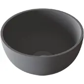 Sjithouse Furniture Ice ronde waskom 20cm solid surface mat grijs