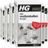 Hg 6x X Mottenballen 20 Stuks