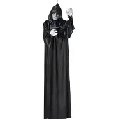 Atosa Halloween/horror thema hang decoratie Geest/spook Priester - met LED licht - enge/griezelige pop - 120 cm