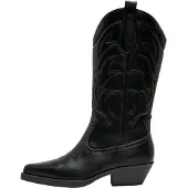 ONLY Cowboylaarzen 'Bronco' zwart