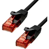 ProXtend U/UTP CAT6 LSZH AWG 24 CU Black 0.75M