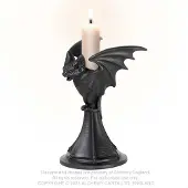 Alchemy - Vespertilio (Bat Candlestick) Kaarsenstandaard - Zwart