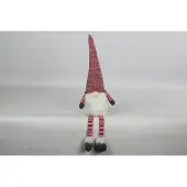 Countryfield randzitter kabouter Eliam L - rood Kerst