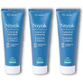Niyok Cool Spearmint Sensatie: 3x Kokosolie Tandpasta, 75 ml.
