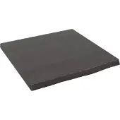 vidaXL Wastafelblad 40x40x2 cm behandeld massief hout donkerbruin
