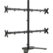 vidaXL Monitorbeugel VESA 75/100 mm zwart staal