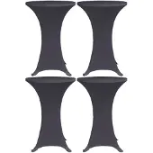 vidaXL Tafelhoes stretch 4 st 80 cm antraciet
