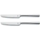 Amefa Moderno - 2-delige tafelmesset - hoogglans - zilverkleurig