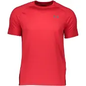Under Armour Functioneel shirt 'Tech 2.0' antraciet / vuurrood