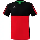 Erima Six Wings Short Sleeve T-shirt Rood 3XL Man