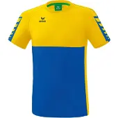Erima Six Wings Short Sleeve T-shirt Geel,Blauw M Man
