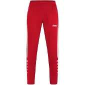 Jako Power Vrijetijdsbroek Dames - Wit / Rood | Maat: 36