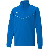 Puma Sportief sweatshirt 'TeamRise' blauw / wit