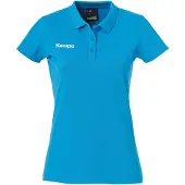 Kempa Short Sleeve Polo Blauw S Vrouw