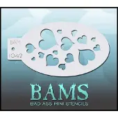 Bam Bad Ass BAM stencil 1042