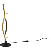 TRIO Tafellamp Blaze zwart met goud
