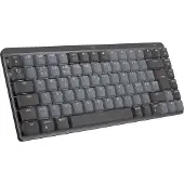 Logitech Master Series MX Mechanical Mini - Toetsenbord - Verlicht - Draadloos - Bluetooth LE - QWERTY - Scandinavisch (Deens/Fins/Noors/Zweeds) - Toetsen: Tactiel, stil - Grafiet