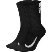 Nike Sportsokken 'Multiplier' donkergrijs / zwart / wit