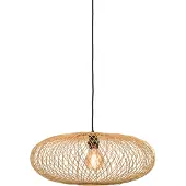 Good&Mojo Bamboe LED Hanglamp Cango | 1X E27 Max 40W | Natural/Black