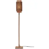 Good &Mojo Vloerlamp bhutan bamboe/zwart 20x20x145cm