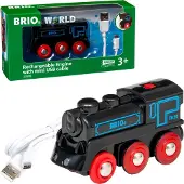 BRIO - Oplaadbare locomotief met mini USB-kabel. (33599)