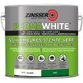 Zinsser Permawhite Mat - Badkamermuurverf - Wit - 10L