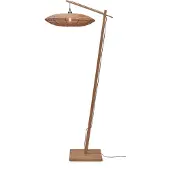 Good&Mojo Vloerlamp Tanami, hout licht, Woon-/ Eetkamer, Bamboe, vloerlamp hout