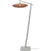 Good&Mojo Vloerlamp Tanami, wit / opaal, Woon-/ Eetkamer, Bamboe, vloerlamp hout