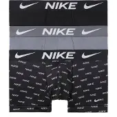 Nike Underwear Boxershorts grijs / zwart / wit