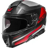 Schuberth S3 Daytona helm, antraciet/rood, maat XS (52/53)