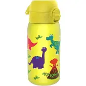 Ion8 - 100% lekvrije kinderwaterfles kinderen - BPA-vrij/Ftalaatvrij, Dinosaurus, 350ml