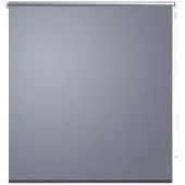 vidaXL Rolgordijn verduisterend 164,4 x 175 cm stofbreedte 160 cm grijs
