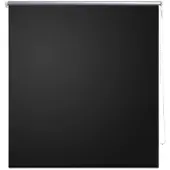 vidaXL Rolgordijn verduisterend 100 x 175 cm zwart online kopen