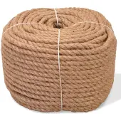 vidaXL Touw 100% jute 10 mm 100 m