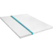 vidaXL Topmatras ei-profiel 6 cm koudschuim 180x200 cm