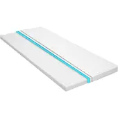vidaXL Topmatras ei-profiel 6 cm koudschuim 90x200 cm