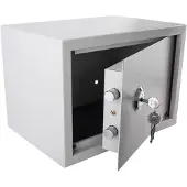 De Raat Protector Universal 2S Kluis - Sleutelslot - Incl. verankeringsmateriaal - Lichtgrijs