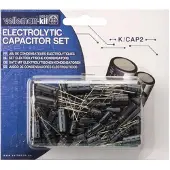 Whadda Set elektrolytische condensatoren - 120 st. - 1µF tot 1000µF (120 st.)