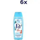 Fa 6x Douchegel – Winter Splashes Ice Jump Grapefruit 250 ml