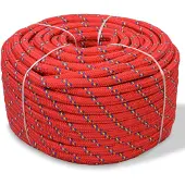 vidaXL Boot touw 14 mm 50 m polypropyleen rood